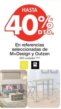 Oferta de Outzen - En Referencias Seleccionadas De M+design en Metro