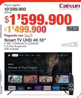 Oferta de Caixun - Smart Tv Uhd 4k 55'' por $1599900 en Metro