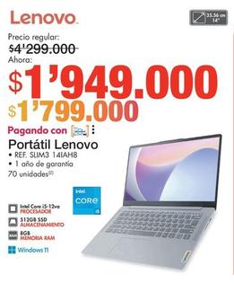 Oferta de Lenovo - Portatil por $1949000 en Metro