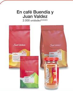 Oferta de Juan Valdez - En Cafe Buendia en Metro