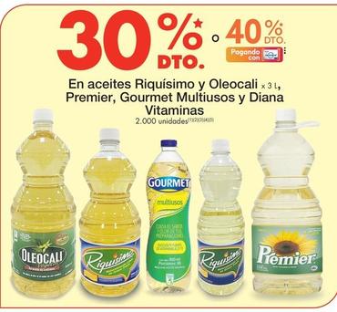 Oferta de Diana - En Aceites Riquisimo Y Oleocali Premier , Gourmet Multiusos Vitaminas en Metro