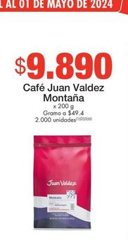 Oferta de Juan Valdez Mantana - Cafe por $9890 en Metro