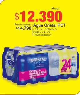 Oferta de Cristal - Agua Pet por $12390 en Metro