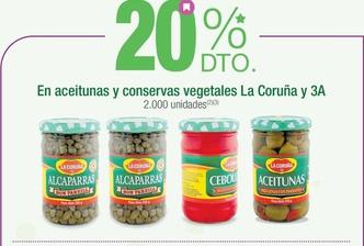 Oferta de La Coruña - En Aceitunas Y Conservas Vegetales Y 3a en Jumbo
