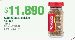 Oferta de Buendía - Café Clasico Soluble por $11890 en Jumbo