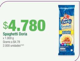Oferta de Doria - Spaguetti por $4780 en Jumbo