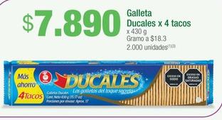 Oferta de Ducales - Galleta X 4 Tacos por $7890 en Jumbo
