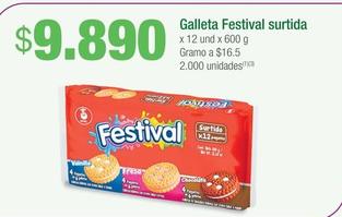 Oferta de Festival - Galleta Surtida por $9890 en Jumbo