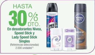 Oferta de Speed Stick - En Desodorantes Nivea , Lady Singles en Jumbo