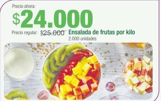 Oferta de Ensalada De Frutas Por Kilo por $24000 en Jumbo