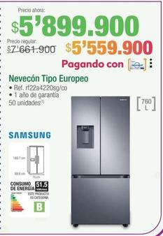 Oferta de Samsung - Nevecon Tipo Europeo por $5899900 en Jumbo