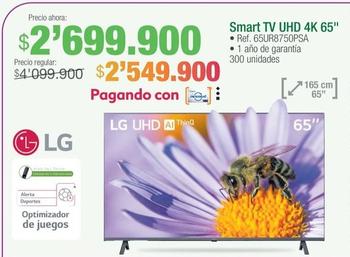 Oferta de Lg - Smart Tv Uhd 4k 65'' por $2699900 en Jumbo
