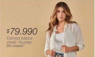 Oferta de Yourban - Camisa Basica Chalis  por $79990 en Jumbo