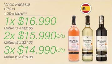 Oferta de Peñasol - Vinos por $16990 en Jumbo