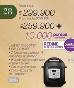 Oferta de Black & Decker - Olla Multicooker por $299900 en Jumbo