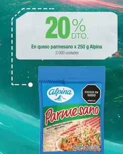 Oferta de Alpina - En Queso Parmesano X 250 G en Jumbo