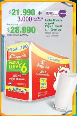 Oferta de Alquería - Leche Original  por $28990 en Jumbo