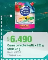 Oferta de Nestlé - Crema De Leche por $6490 en Jumbo