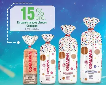 Oferta de Comapan - En Panes Tajados Blancos en Jumbo