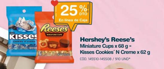 Oferta de Hershey's Reese's x 68g en Makro