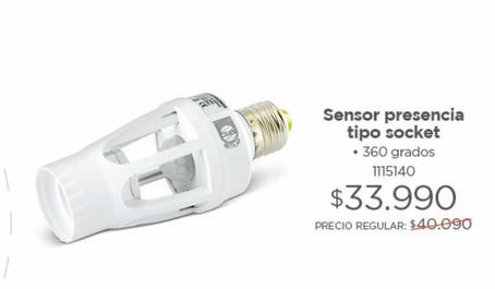 Oferta de Sensor Presencia ST451B Socket 360° por $33990 en Easy