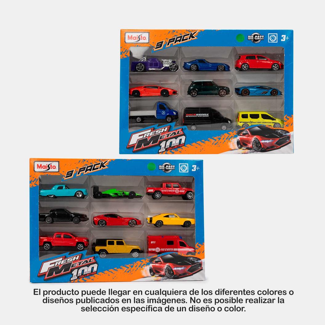 Oferta de Set de carros coleccionables x 9 piezas (surtido) por $69900 en Panamericana