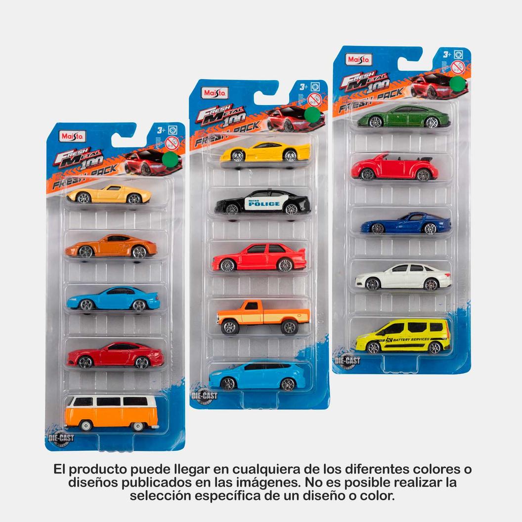 Oferta de Set de carros coleccionables x5 piezas surtido por $39900 en Panamericana