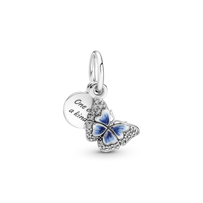 Oferta de Charm Colgante Doble Mariposa Azul y Frase por $575000 en Pandora