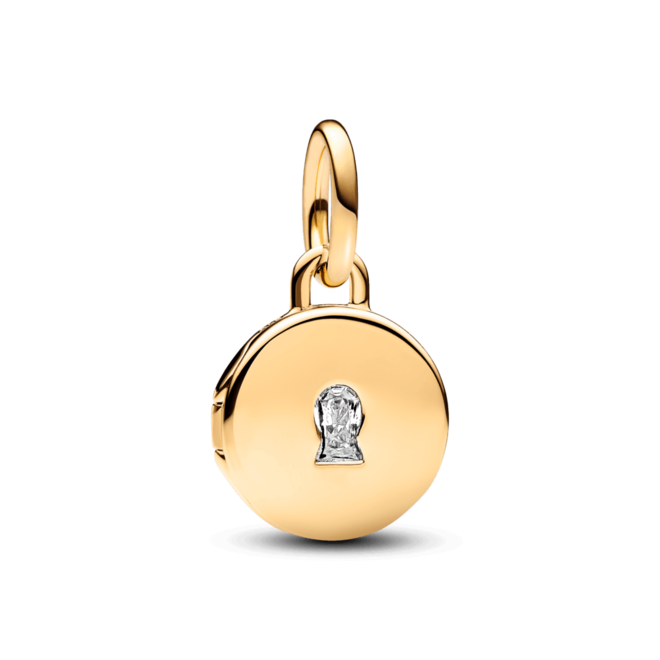 Oferta de Charm Colgante Medalla Grabable que se abre Oro por $778000 en Pandora