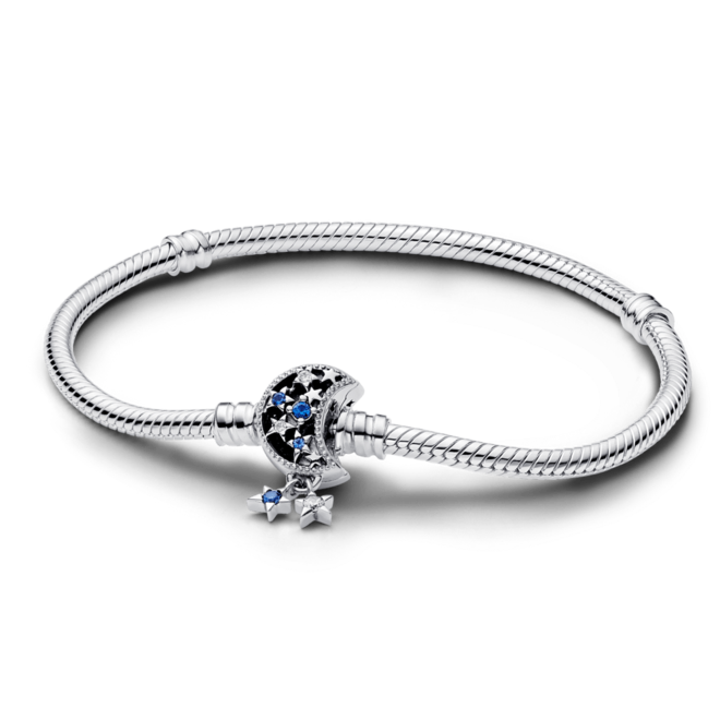 Oferta de Brazalete Cadena de Serpiente con Cierre Luna Brillante de Pandora Moments por $697000 en Pandora