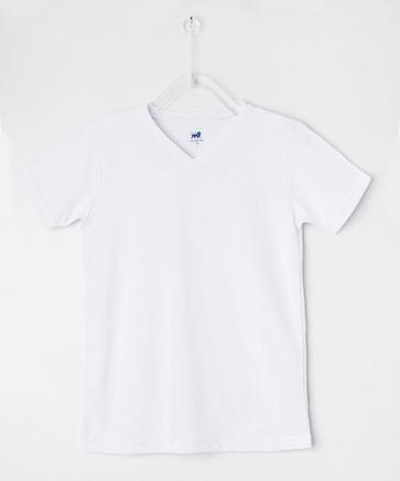 Oferta de Camiseta Interior Niño Junior Cuello V Unicolor por $18900 en Pat Primo