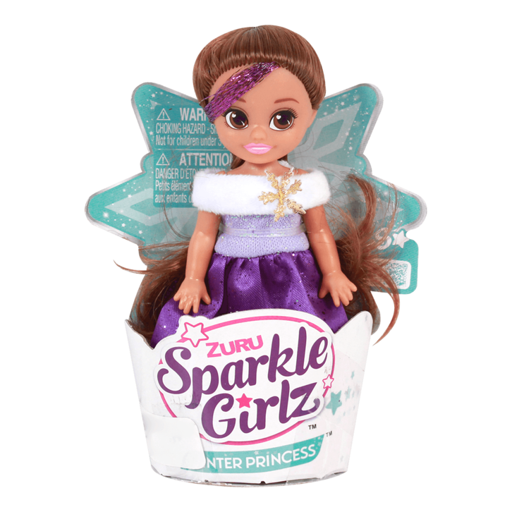 Oferta de Mini Muñeca Princesa Cabello Morado - Sparkle Girlz por $19900 en Pepe Ganga