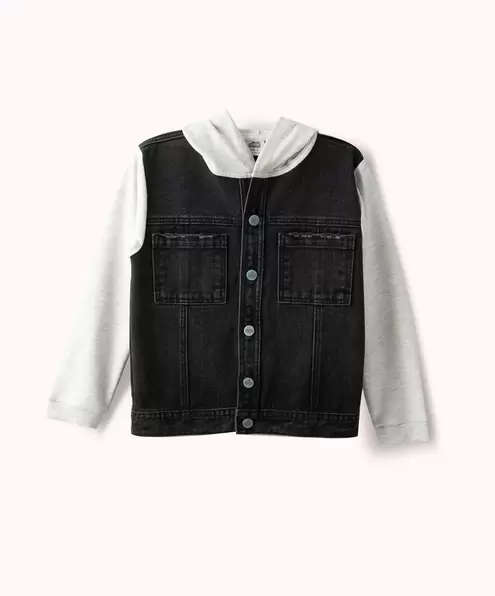 Oferta de Chaqueta Para Niño En Denim Color Negro por $97993 en Polito