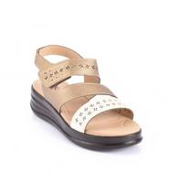 Oferta de Priceshoes Sandalias Confort Casual Mujeres 4724207CHAMPANA por $71920 en Price Shoes