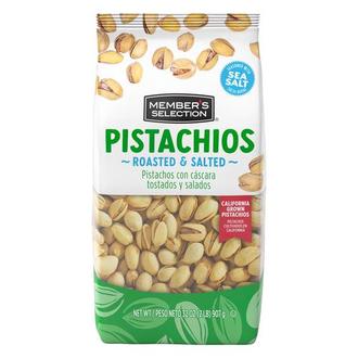 Oferta de Member's Selection Pistachos Tostados y Salados 907 g / 32 oz por $55900 en PriceSmart