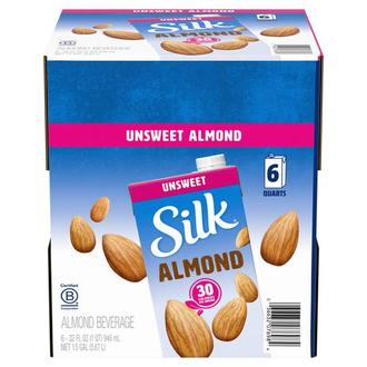 Oferta de Silk Bebida de Almendras Sin Azúcar Sabor Original 6 Unidades / 946 mL / 32 oz por $52900 en PriceSmart