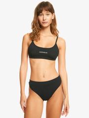 Oferta de Logo ‑ Braguita de bikini de cintura alta para Mujer por $23,99 en Quiksilver