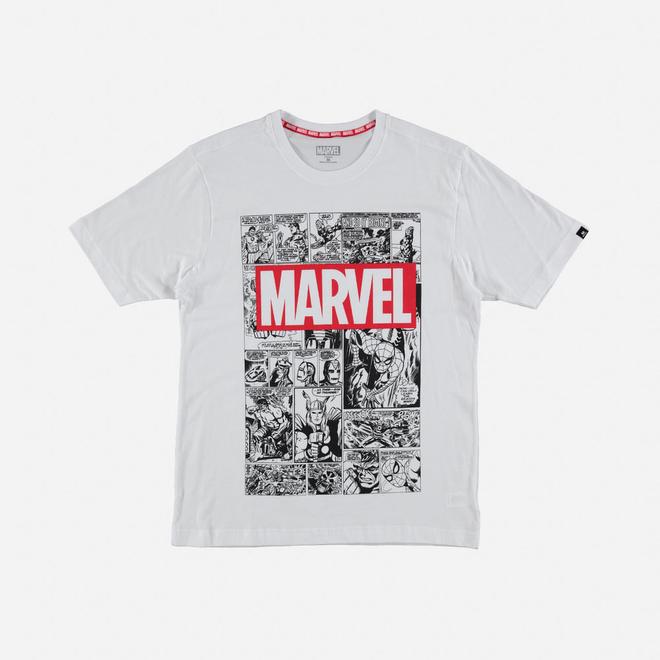 Oferta de Camiseta Mc Hombre Marvel Comics Mic Blanco 230473 por $46194 en Superdroguería Olímpica
