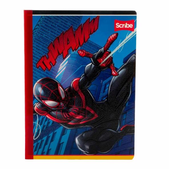 Oferta de Cuaderno Cosido Scribe Doble Línea Spider-Man 50 Hojas Cs50-3 por $9500 en Superdroguería Olímpica