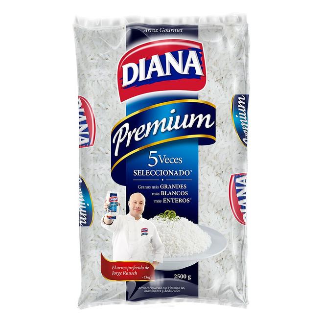 Oferta de Arroz Diana Premium 2,5 Kg por $14790 en Superdroguería Olímpica