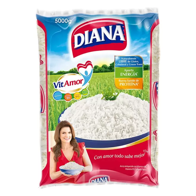 Oferta de Arroz Diana 5 Kg por $18436 en Superdroguería Olímpica