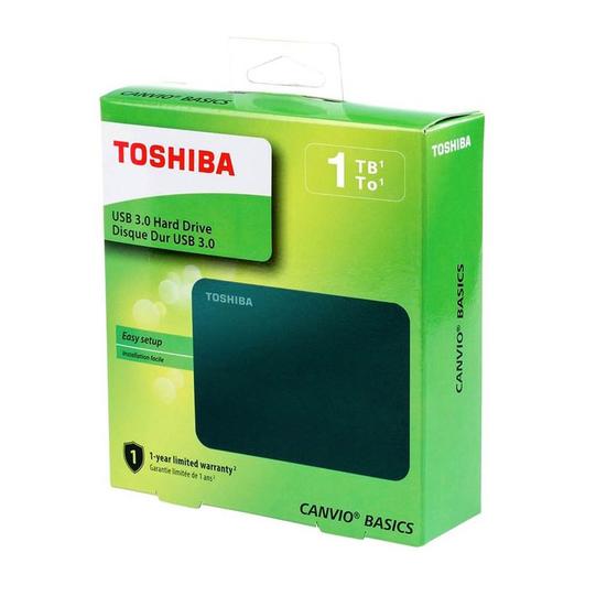 Oferta de Disco Duro TOSHIBA 1TB Basic USB 3.0 por $299900 en Alkosto