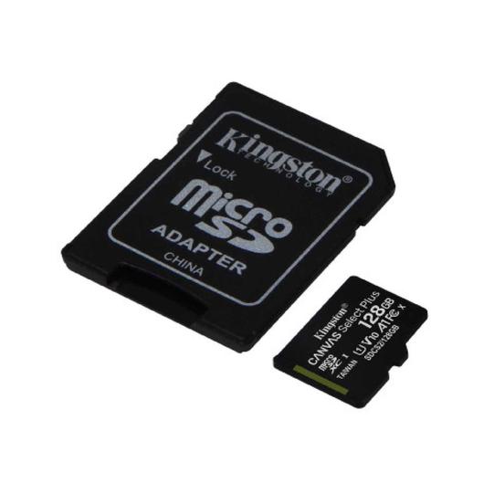 Oferta de Memoria MicroSD KINGSTON 128GB + Adaptador Cl10 por $69900 en Alkosto