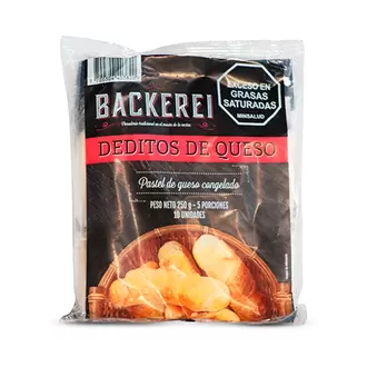 Oferta de DEDITO DE QUESO BACKEREI 10 UND - 250 G por $7350 en Tiendas D1