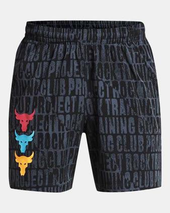 Oferta de Boys' Project Rock Ultimate Printed Shorts por $50 en Under Armour