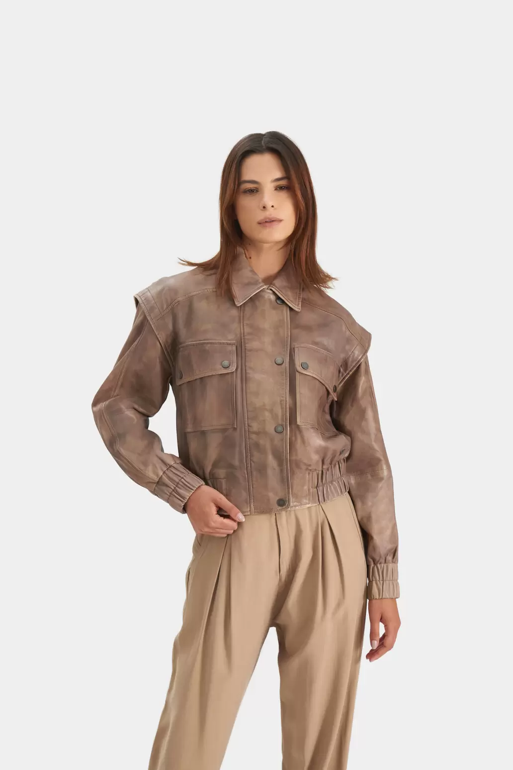 Oferta de Chaqueta sahara para mujer mangas removibles por $729950 en Vélez