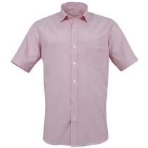 Oferta de Camisa De Rayas En Silueta Regular Bolsillo y Corte Clásico Color Rosado por $71910 en VO5