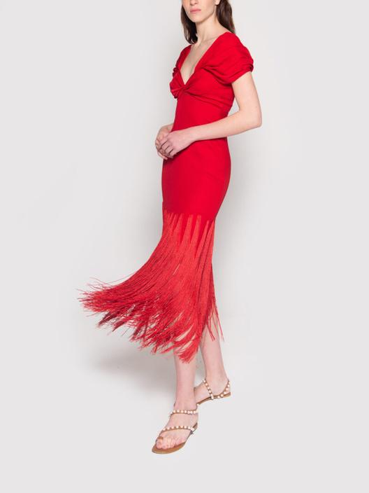 Oferta de SUNNY ISLES DRESS CHERRY RED por $450 en Azulu