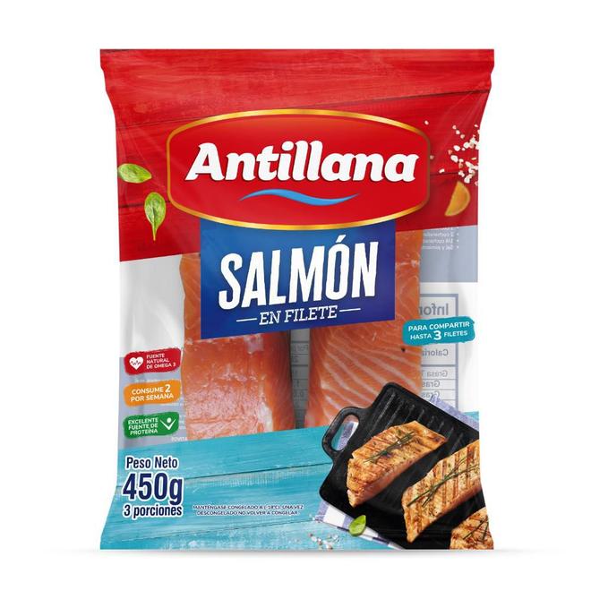 Oferta de Filete de Salmón ANTILLANA 450 gr por $47920 en Carulla