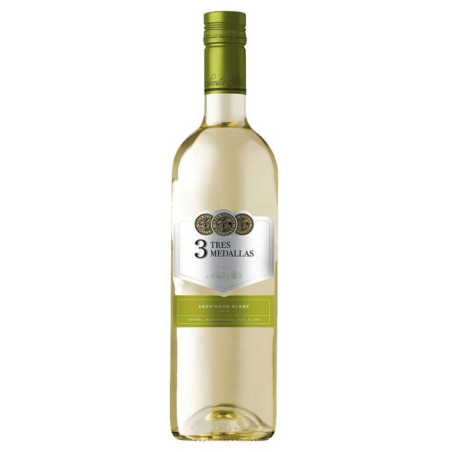 Oferta de Vino Blanco TRES MEDALLAS Sauvignon Blanc (750  ml) por $35574 en Carulla